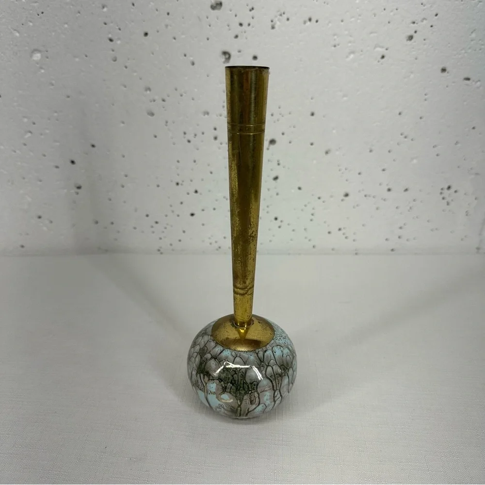 Vintage DELFT Holland Art Deco Handpainted Bud Vase